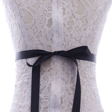Load image into Gallery viewer, MissRDress Wedding Dress Belt Crystal Bridal Belt Sash Diamond Wedding Sash Thin Rhinestones Wedding Belt For Women Dress JK868