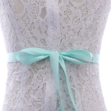 Load image into Gallery viewer, MissRDress Wedding Dress Belt Crystal Bridal Belt Sash Diamond Wedding Sash Thin Rhinestones Wedding Belt For Women Dress JK868