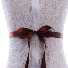 Load image into Gallery viewer, MissRDress Wedding Dress Belt Crystal Bridal Belt Sash Diamond Wedding Sash Thin Rhinestones Wedding Belt For Women Dress JK868