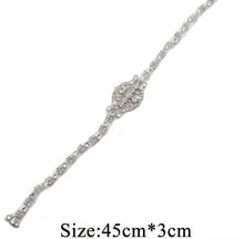 Load image into Gallery viewer, MissRDress Wedding Dress Belt Crystal Bridal Belt Sash Diamond Wedding Sash Thin Rhinestones Wedding Belt For Women Dress JK868